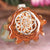 Natural with Silver Seed of Life