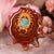 Crushed Turquoise (Glows) with Gold Merkaba
