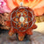 Ethiopian Opal with Silver Seed of Life and Back Om