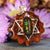 Ammolite with Silver Merkaba