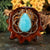 Amazonite with Gold Seed of Life