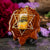 Bumblebee Jasper with Gold Merkaba