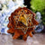 Yellow Tiger's Eye with Gold Merkaba