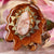 Crazy Lace Agate with Gold Sri Yantra
