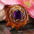 Amethyst with Silver Seed of Life