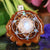 Moonstone with Silver Seed of Life Multi-Stone