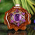 Amethyst with Silver Seed of Life Multi-Stone