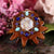 Moonstone with Silver Seed of Life Multi-Stone