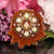 Ethiopian Opal with Gold Merkaba and Multi-Seed of Life Multi-Stone and Back Om