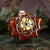 Pink Phoenix Orchid Glass with Silver Seed of Life
