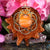 Carnelian with Gold Seed of Life