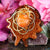 Carnelian with Gold Seed of Life