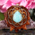 Amazonite with Gold Seed of Life