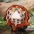 Crazy Lace Agate with Silver 64 Star Tetrahedron