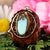 Turquoise in the Matrix with Gold Cube of Metatron