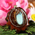 Turquoise in the Matrix with Gold Cube of Metatron