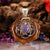 Tanzanite with Silver Seed of Life