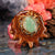 Variscite in the Matrix with Gold 64 Star Tetrahedron
