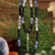 Blue Pietersite with Silver Seed of Life Beaded Necklace