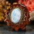 Larimar with Gold Crown (7th) Chakra