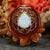 Larimar with Silver Seed of Life