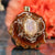 Moonstone with Gold Merkaba and Seed of Life Multi-Stone