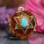 Turquoise with Gold Merkaba