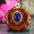Lapis Lazuli with Gold Merkaba