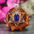 Lapis Lazuli with Silver Merkaba