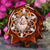 Mexican Fire Opal with Silver Merkaba and Seed of Life Multi-Stone