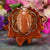 Red Sunstone with Gold Seed of Life