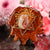 Crazy Lace Agate with Gold Merkaba