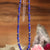 Moonstone with Silver 64 Star Tetrahedron Beaded Choker Necklace
