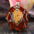 Ocean Jasper with Silver Merkaba