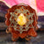 Bumblebee Jasper with Gold 64 Star Tetrahedron