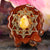 Bumblebee Jasper with Gold 64 Star Tetrahedron