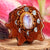 Moonstone with Silver Moon Cycle