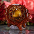 Yellow Tiger's Eye with Gold Seed of Life