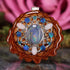 Australian Blue Opal with Silver Seed of Life and Merkaba Multi-Stone