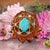 Amazonite with Gold Seed of Life Multi-Stone