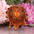 Carnelian with Gold Seed of Life and Merkaba Multi-Stone