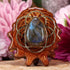 Labradorite with Gold Seed of Life