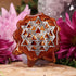 Natural with Silver 64 Star Tetrahedron